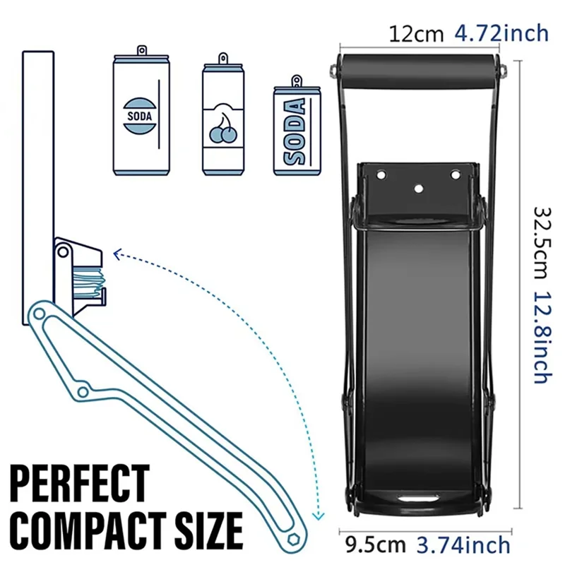 L55A-Can Crushers For Recycling 16 Oz Heavy Duty Metal Wall Mounted Soda & Beer Can Smasher Can Crushers With Bottle Opener Red
L55A-Can Crushers For Recycling 16 Oz Heavy Duty Metal Wall Mounted Soda & Beer Can Smasher Can Crushers With Bottle Opener Red