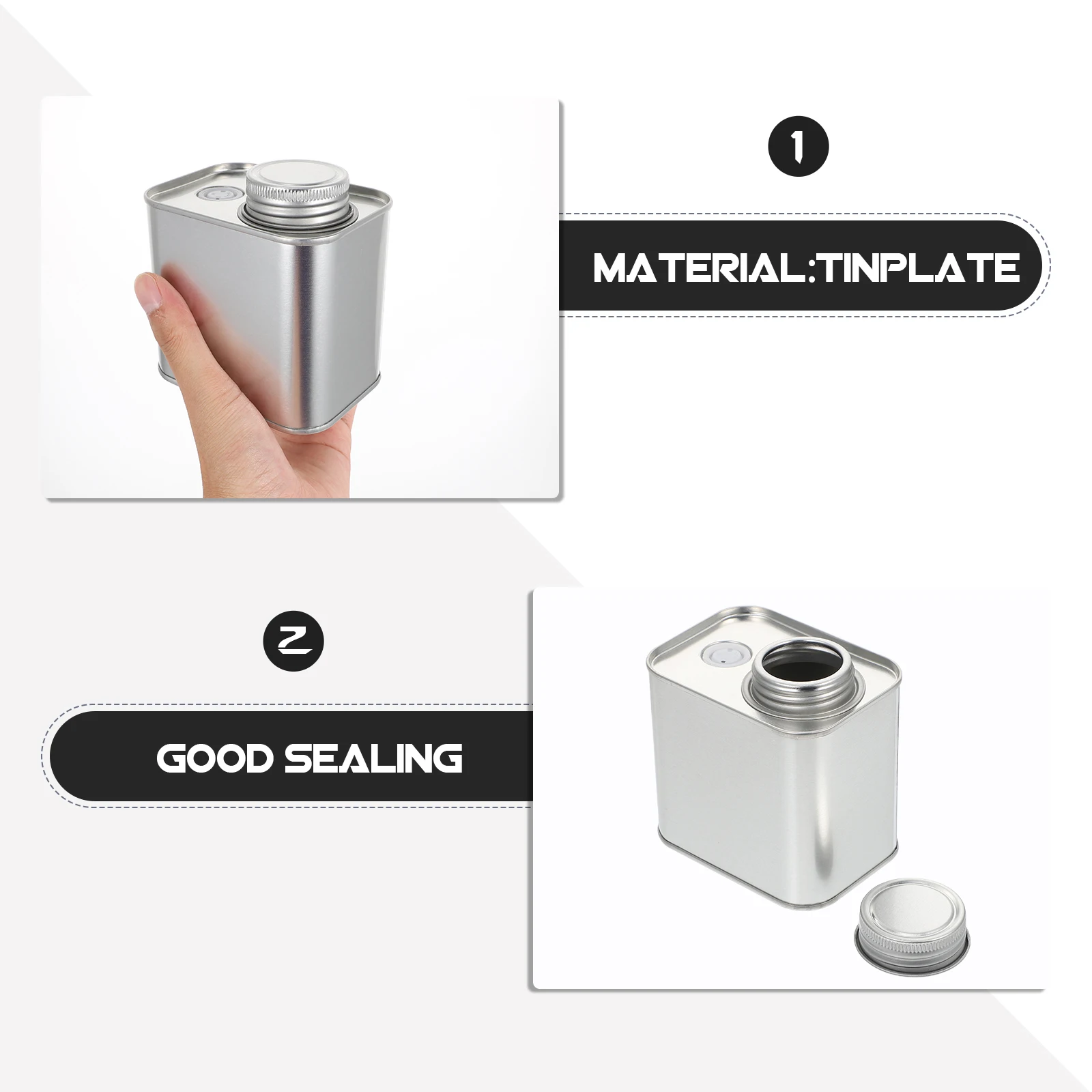 2Pcs Coffee Beans Tinplate Cans Square Sealed Storage Containers for Tea Snacks Packaging Tinplate Cans Candies Boxes
2Pcs Coffee Beans Tinplate Cans Square Sealed Storage Containers for Tea Snacks Packaging Tinplate Cans Candies Boxes