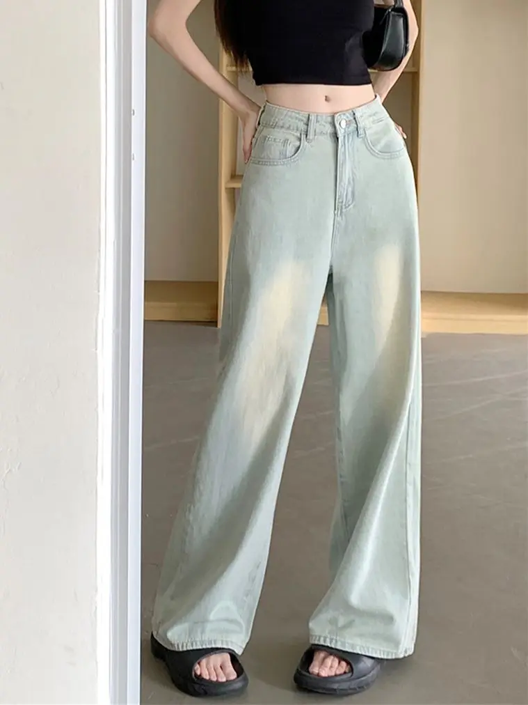 Alien Kitty 2023 Autumn Wide Leg Pants Women Streetwear Daily Straight New Denim Office Lady Slim OL Fashion Chic Loose Jeans
Alien Kitty 2023 Autumn Wide Leg Pants Women Streetwear Daily Straight New Denim Office Lady Slim OL Fashion Chic Loose Jeans
