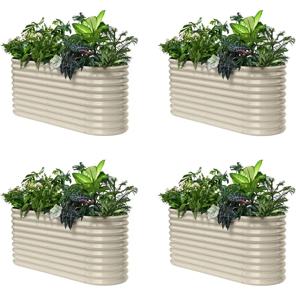 Extra Tall 30 Galvanized Raised Garden Beds, 6x2x2.5 ft Metal Planters for Outdoor Plants, Heavy Duty Vegetable Garden Boxes - S
Extra Tall 30 Galvanized Raised Garden Beds, 6x2x2.5 ft Metal Planters for Outdoor Plants, Heavy Duty Vegetable Garden Boxes - S