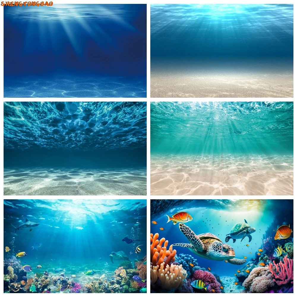 Underwater World Seabed Backdrop for Photography Summer Ocean Undersea Aquarium Fish Coral Baby Portrait Photo Background Studio
Underwater World Seabed Backdrop for Photography Summer Ocean Undersea Aquarium Fish Coral Baby Portrait Photo Background Studio