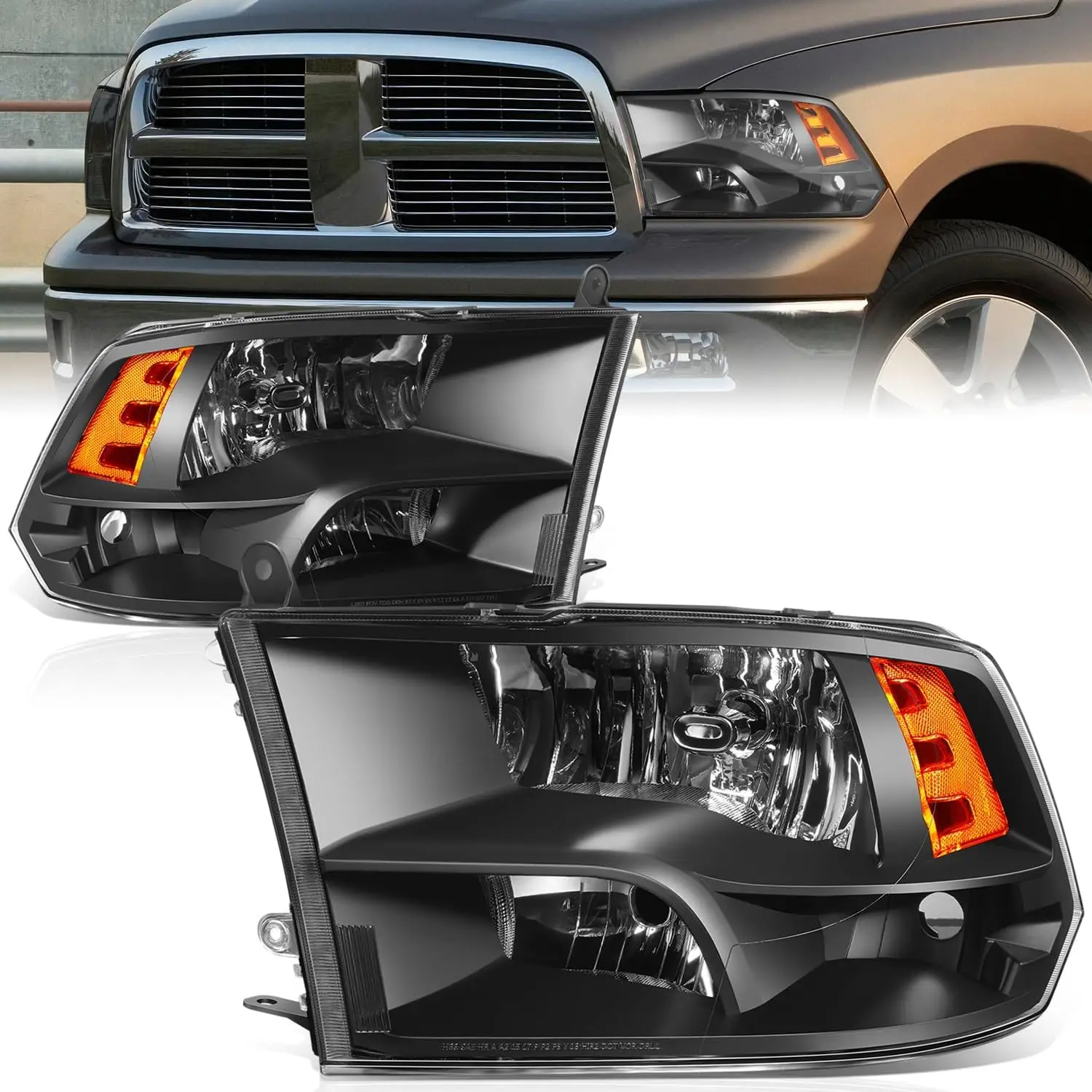 Четырехпрочные фары в сборе, совместимые с Dodge Ram 1500 2500 3500 2011-2018 Ram 1500 2500 3500 4500 5500, галогенный Hea 2009-2010 гг.
Четырехпрочные фары в сборе, совместимые с Dodge Ram 1500 2500 3500 2011-2018 Ram 1500 2500 3500 4500 5500, галогенный Hea 2009-2010 гг.