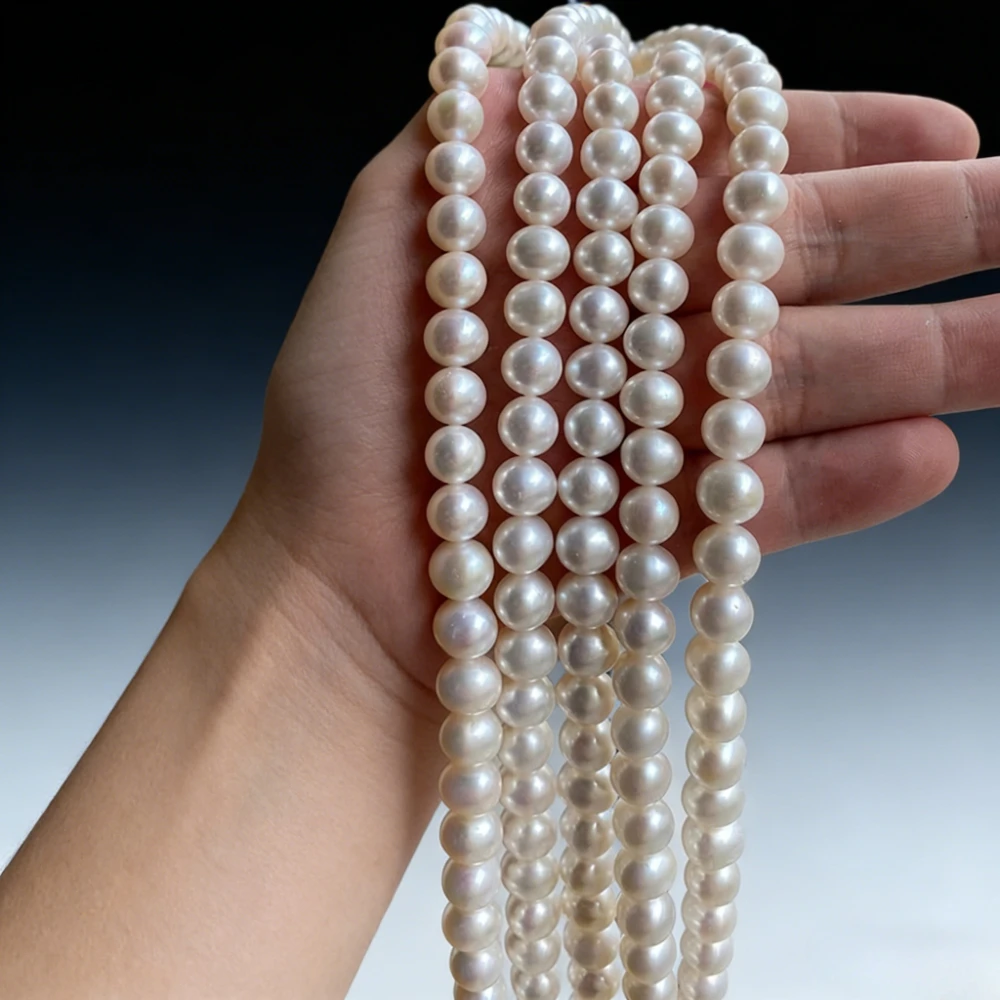 AAAAA Grade 10-11mm Near-round Natural Freshwater Pearls High Quality Loose Beads for DIY Jewelry Making Necklace Accessories
AAAAA Grade 10-11mm Near-round Natural Freshwater Pearls High Quality Loose Beads for DIY Jewelry Making Necklace Accessories