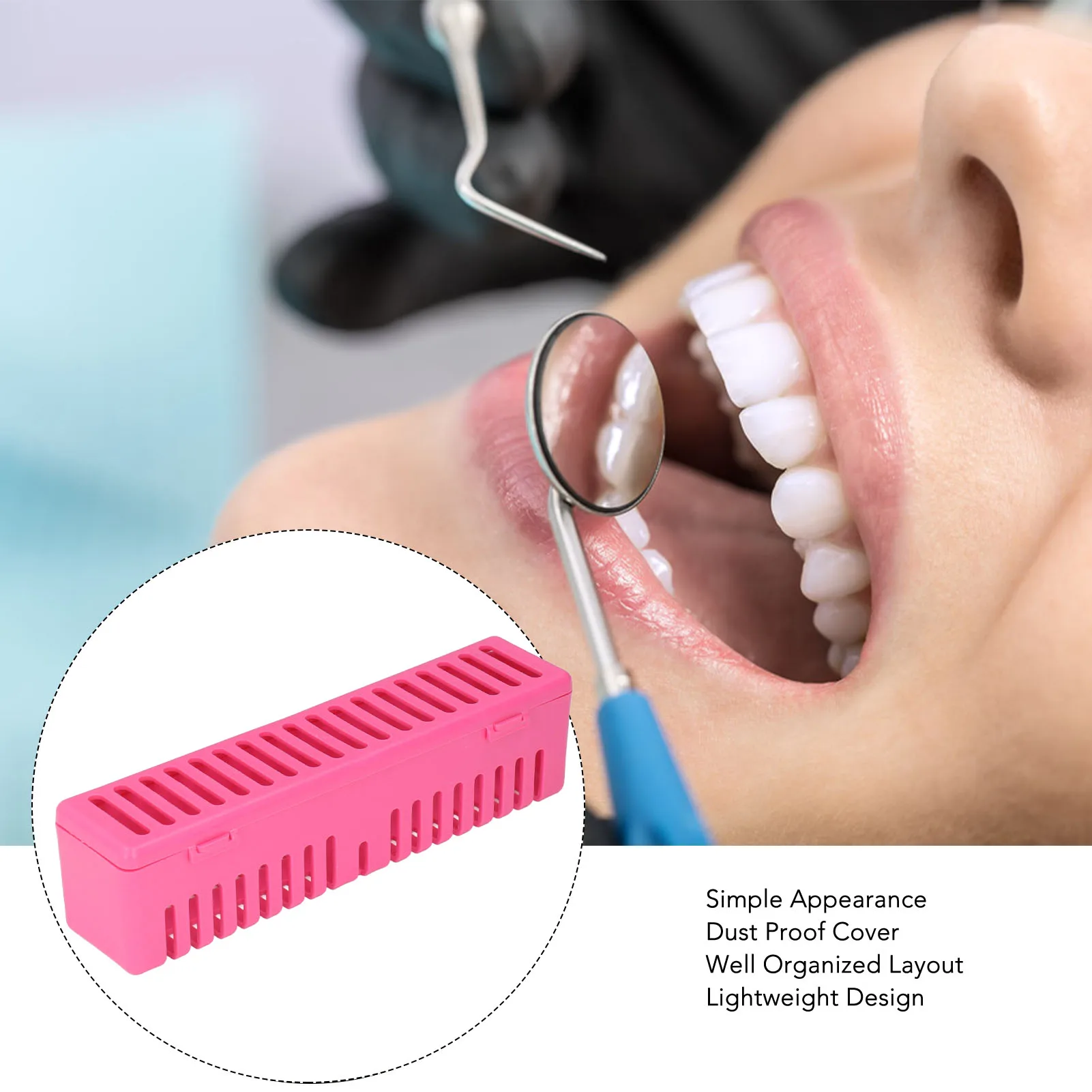 Dental Instrument Autoclave Box Plastic Dental Box Medical Instrument Cleaning Container Pink
Dental Instrument Autoclave Box Plastic Dental Box Medical Instrument Cleaning Container Pink