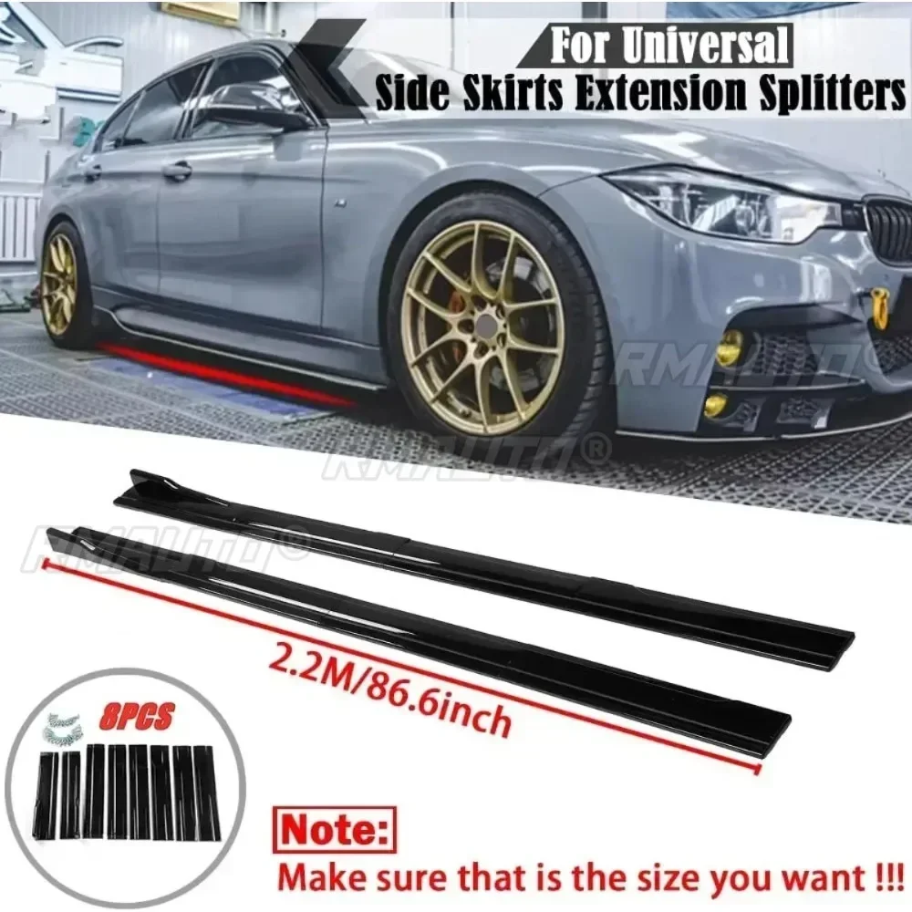 2.2m Universal Car Side Skirts Winglet Splitters Lip For VW Golf For BMW For Ford For Audi 8Pcs Universal Side Skirt Extensions
2.2m Universal Car Side Skirts Winglet Splitters Lip For VW Golf For BMW For Ford For Audi 8Pcs Universal Side Skirt Extensions