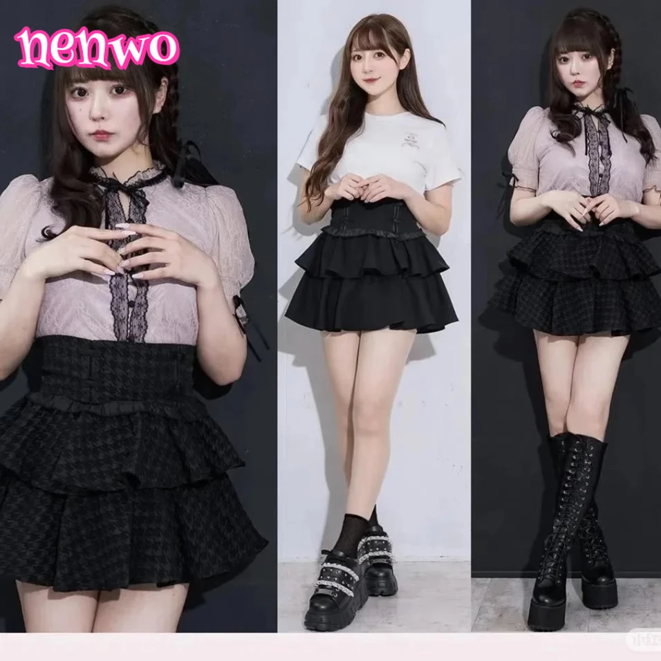 Skirt Japanese Mines Skirt for Women Girls 2025 Summer New High Waist Slim College Style Fashion Ruffle Design Short Plaid Skirt
Skirt Japanese Mines Skirt for Women Girls 2025 Summer New High Waist Slim College Style Fashion Ruffle Design Short Plaid Skirt