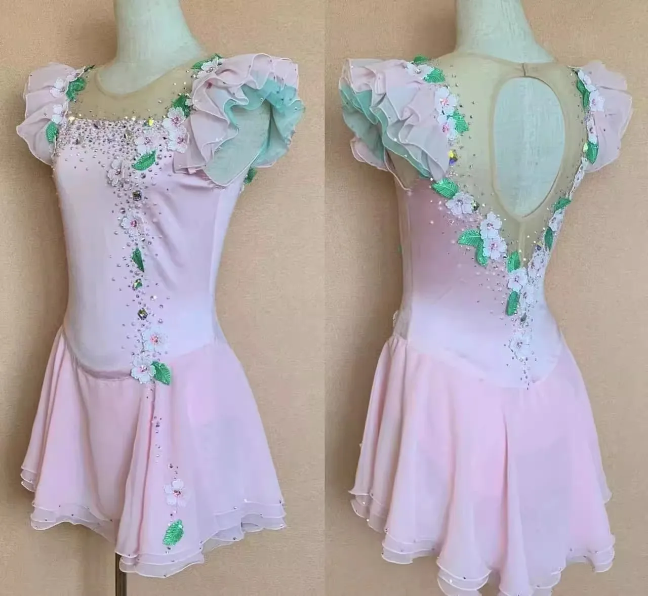 Children's Women's Figure Skating Dress Gymnastics Leotard Dress Pink Roller Skating Competition Performance Costumes
Children's Women's Figure Skating Dress Gymnastics Leotard Dress Pink Roller Skating Competition Performance Costumes