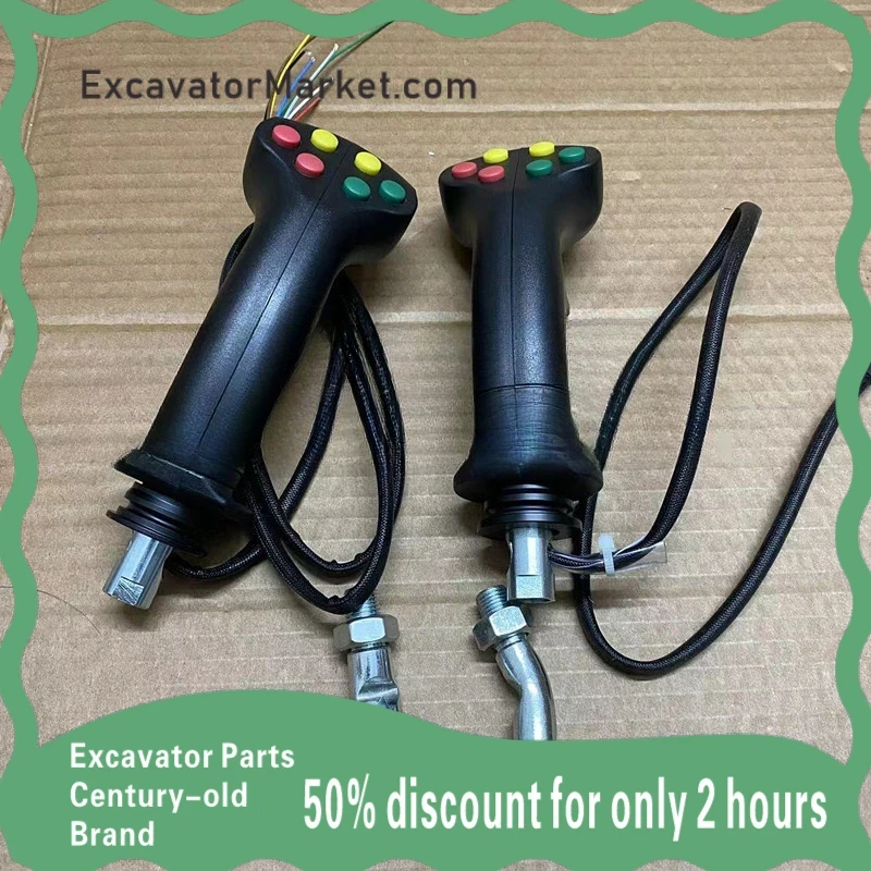 For Excavator Parts Logging Iron Stone Tools Agricultural Harvester Electric Control 6、7 Button Joystick Handle Glue Gear
For Excavator Parts Logging Iron Stone Tools Agricultural Harvester Electric Control 6、7 Button Joystick Handle Glue Gear