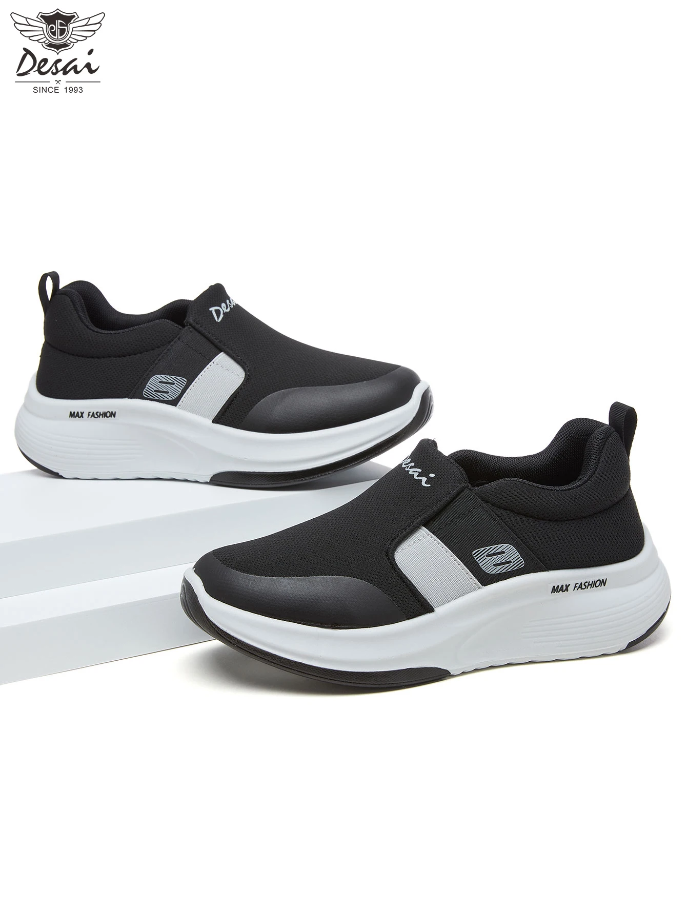 Women's thick-soled slip-on casual sports shoes, breathable mesh, easy-wear lazy shoes, soft sole, lightweight, non-slip
Women's thick-soled slip-on casual sports shoes, breathable mesh, easy-wear lazy shoes, soft sole, lightweight, non-slip