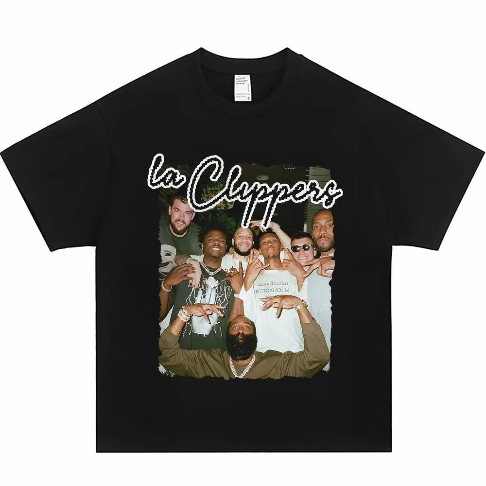 LA Clippers Team Basketball T Shirt For Men Women Oversized Pure Cotton Short Sleeve Group Vibe Stylish Fan Daily Top
LA Clippers Team Basketball T Shirt For Men Women Oversized Pure Cotton Short Sleeve Group Vibe Stylish Fan Daily Top