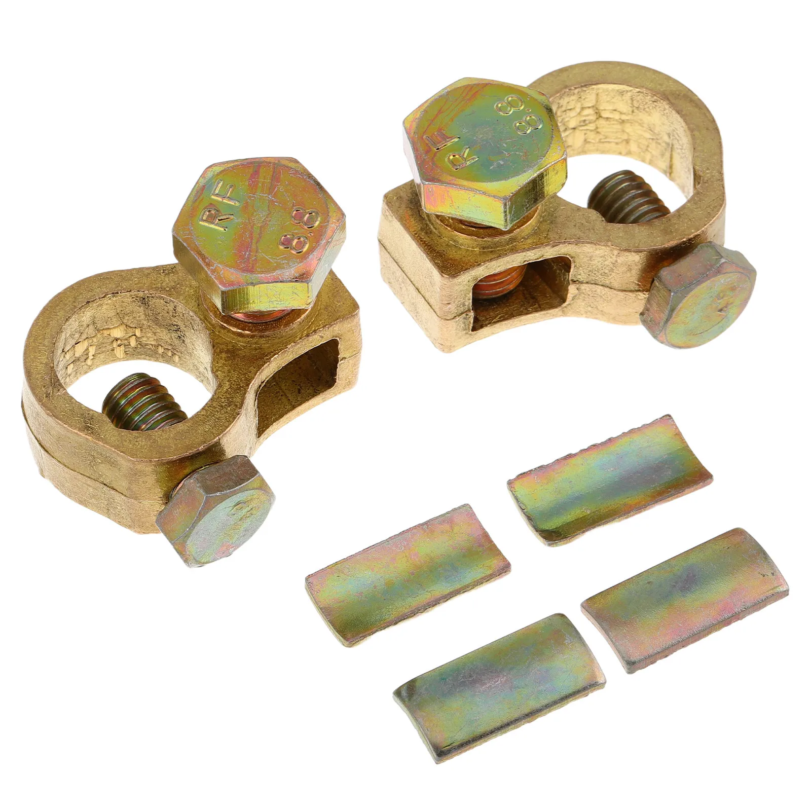 2Pcs Heavy Duty Copper Battery Terminal Connectors for Trucks Thickened Clamp Design Stable Power Transfer Automotive Battery
2Pcs Heavy Duty Copper Battery Terminal Connectors for Trucks Thickened Clamp Design Stable Power Transfer Automotive Battery
