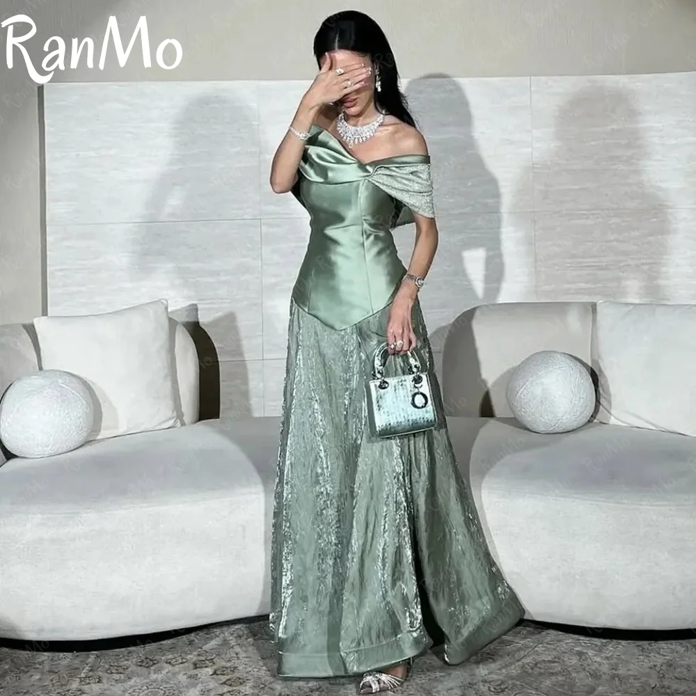Ranmo New Customized Green Off Shoulder Strapless Evening Dress Mermaid Floor-Length Special Occasions فساتين سه2025
Ranmo New Customized Green Off Shoulder Strapless Evening Dress Mermaid Floor-Length Special Occasions فساتين سه2025