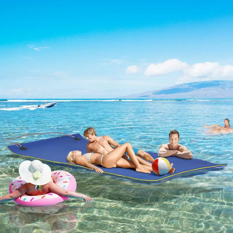 9' x 6' Lily Pad Water Mat for 2 Adults, Floating Water Pad for Lake, Pool, Ocean, Beach, and Boating, Blue
9' x 6' Lily Pad Water Mat for 2 Adults, Floating Water Pad for Lake, Pool, Ocean, Beach, and Boating, Blue