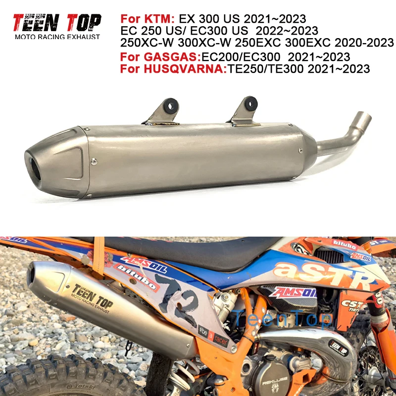 Titanium Exhasust Muffler For KTM 250 300 XC-W 250EXC 300EXC Slip-on Exhaust 2-Strokes offroad Bike Exhaust Silencer 2020-2023
Titanium Exhasust Muffler For KTM 250 300 XC-W 250EXC 300EXC Slip-on Exhaust 2-Strokes offroad Bike Exhaust Silencer 2020-2023