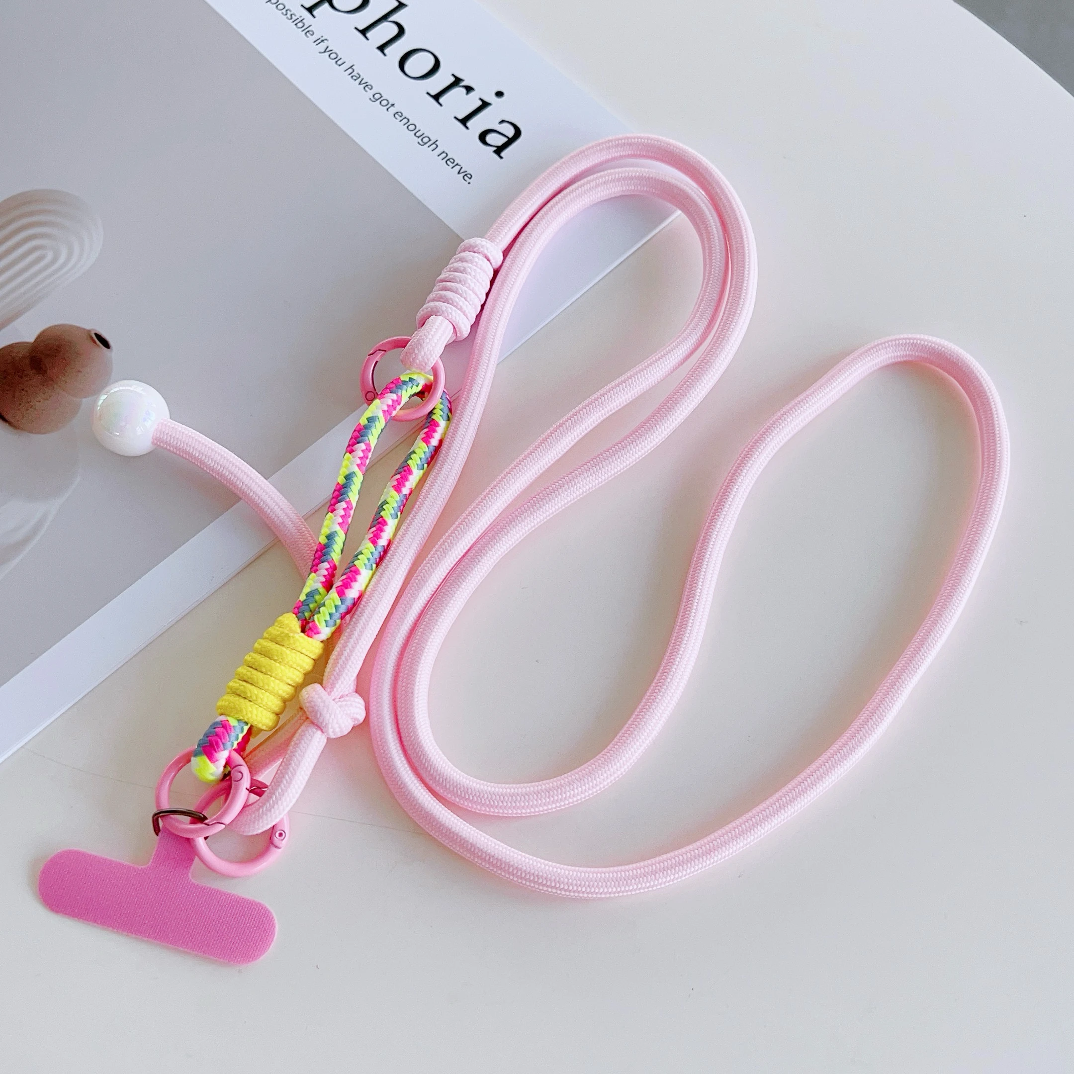 Two-In-One Multi-Functional Mobile Phone Universal Lanyard, Adjustable Crossbody Long Rope, Pearl Pendant, Finger Anti-Loss Rope
Two-In-One Multi-Functional Mobile Phone Universal Lanyard, Adjustable Crossbody Long Rope, Pearl Pendant, Finger Anti-Loss Rope