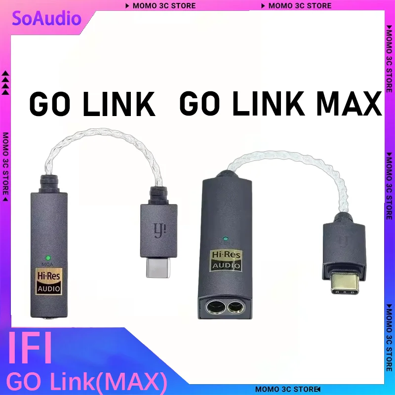 iFi GO link MAX mobile phone small tail decoding headphone amplifier HIFI lossless for iPhone Android
iFi GO link MAX mobile phone small tail decoding headphone amplifier HIFI lossless for iPhone Android