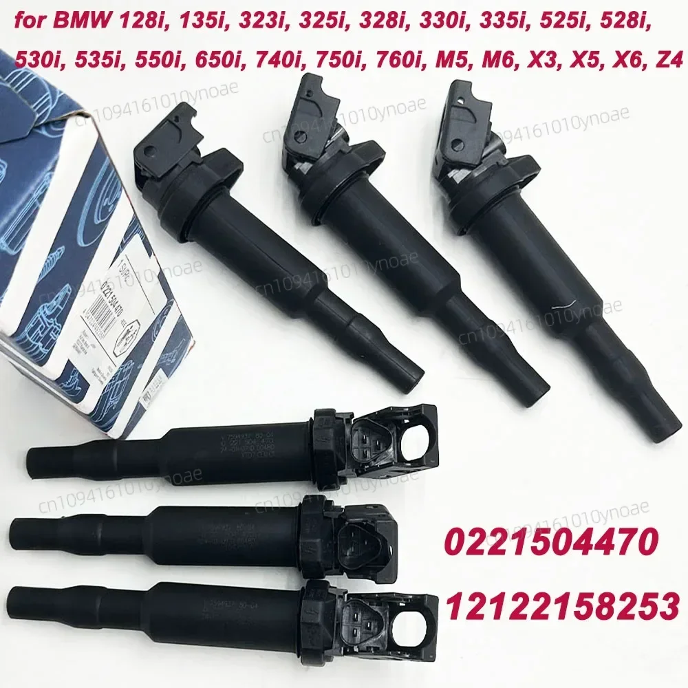 6Pcs Ignition Coils 0221504470 For B-MW 325i 335i 328i 525i 530i 330i 650i X3 X5 X6 M3 Z4 12138616153 12137594937 12138657273
6Pcs Ignition Coils 0221504470 For B-MW 325i 335i 328i 525i 530i 330i 650i X3 X5 X6 M3 Z4 12138616153 12137594937 12138657273