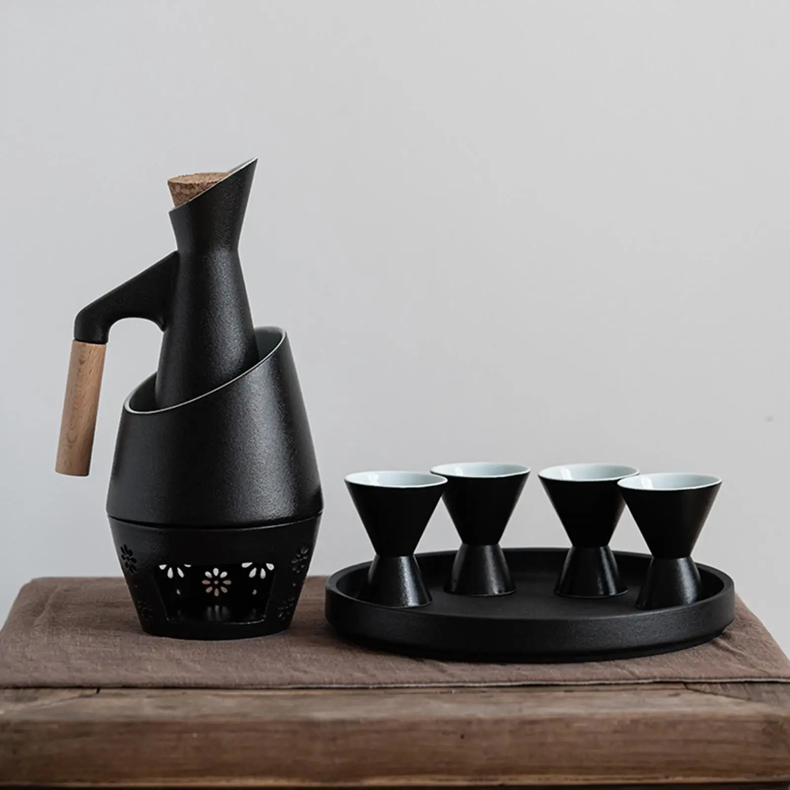 Ceramic Sake Set with Warmer Cups/sake Bottle/warmer/Tray/warming Bowl Porcelain for House Warming Gift Home Friend Family
Ceramic Sake Set with Warmer Cups/sake Bottle/warmer/Tray/warming Bowl Porcelain for House Warming Gift Home Friend Family
