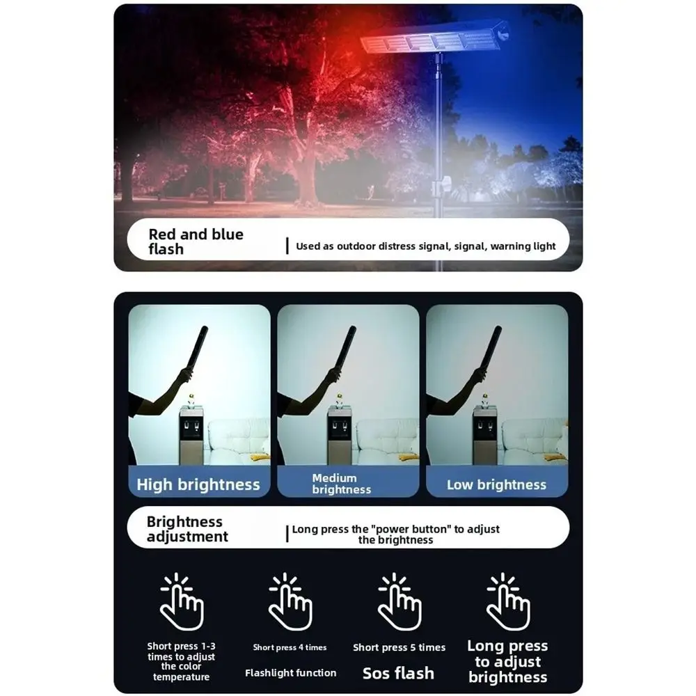 High Brightness Portable LED Light Bar USB Rechargeable IP66 Waterproof Magnetic LED Lamp 3 Color Modes Rechargeable Work Light
High Brightness Portable LED Light Bar USB Rechargeable IP66 Waterproof Magnetic LED Lamp 3 Color Modes Rechargeable Work Light