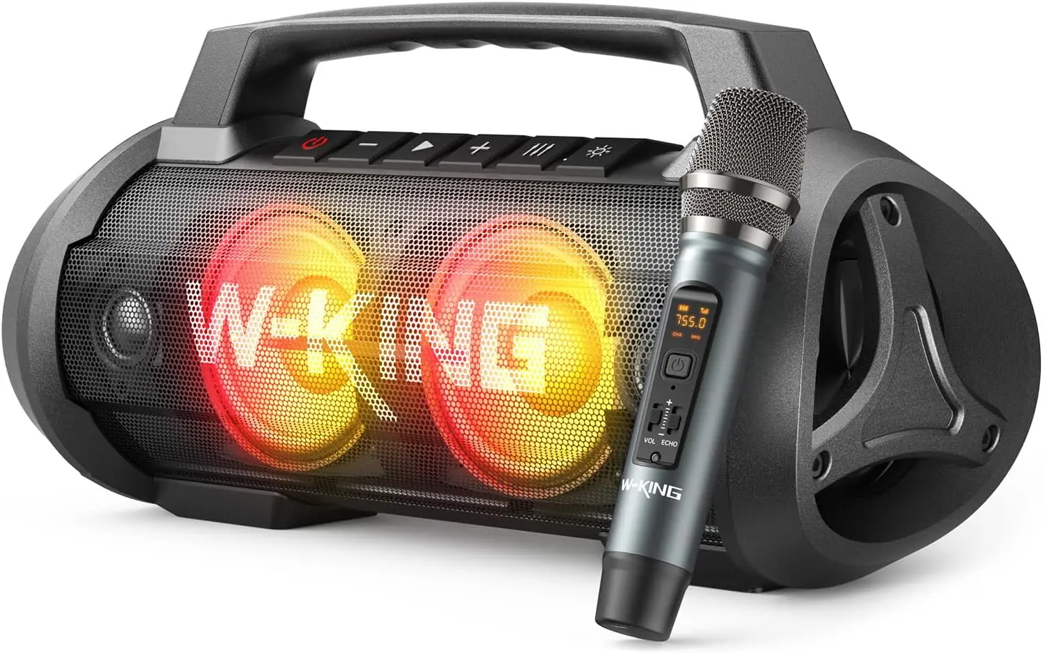 Portable Bluetooth Speaker with Wireless Microphone, 120W Peak 70W RMS Waterproof Speakers with Subwoofer Outdoor Speakers Bluet
Portable Bluetooth Speaker with Wireless Microphone, 120W Peak 70W RMS Waterproof Speakers with Subwoofer Outdoor Speakers Bluet