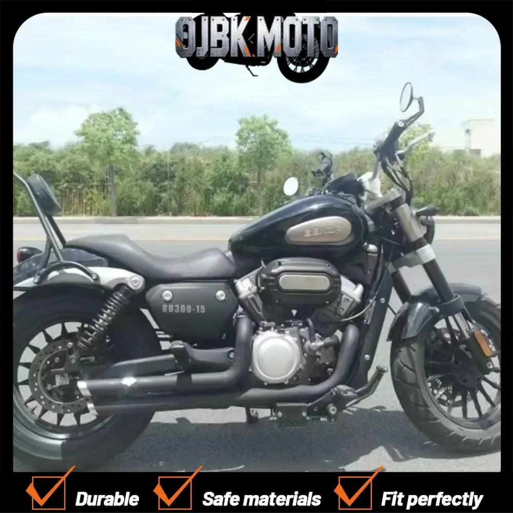 Exhaust muffler pipe right double pipe made of stainless steel material suitable for Keeway V Cruise 125 Vcruise125 retro motorc
Exhaust muffler pipe right double pipe made of stainless steel material suitable for Keeway V Cruise 125 Vcruise125 retro motorc