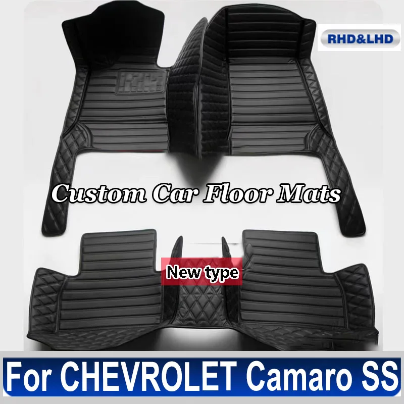 Кожаные автомобильные коврики на заказ для CHEVROLET Camaro SS 2010-2015, набор искусственных ковриков, подкладки для ног
Кожаные автомобильные коврики на заказ для CHEVROLET Camaro SS 2010-2015, набор искусственных ковриков, подкладки для ног
