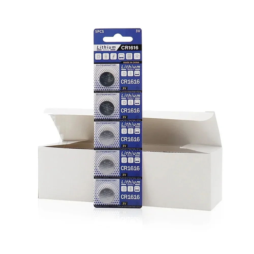 CR1616 Button Coin Cell LM1616 DL1616 BR1616 5021LC CR 1616 3V Lithium Battery For Watch Remote Calculator Scale Car Key
CR1616 Button Coin Cell LM1616 DL1616 BR1616 5021LC CR 1616 3V Lithium Battery For Watch Remote Calculator Scale Car Key