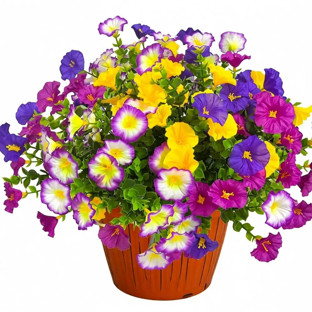 Realistic Silk Morning Glory Flowers, UV-Resistant, 12 Pack for Outdoor Planters and Patio Décor
Realistic Silk Morning Glory Flowers, UV-Resistant, 12 Pack for Outdoor Planters and Patio Décor
