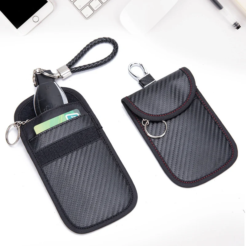 Portable Faraday Bag Car Key Signal Blocker Cage Fob Pouch Keyless Blocking Bag Low Price Rfid Blocking Card Protect Faraday Bag
Portable Faraday Bag Car Key Signal Blocker Cage Fob Pouch Keyless Blocking Bag Low Price Rfid Blocking Card Protect Faraday Bag