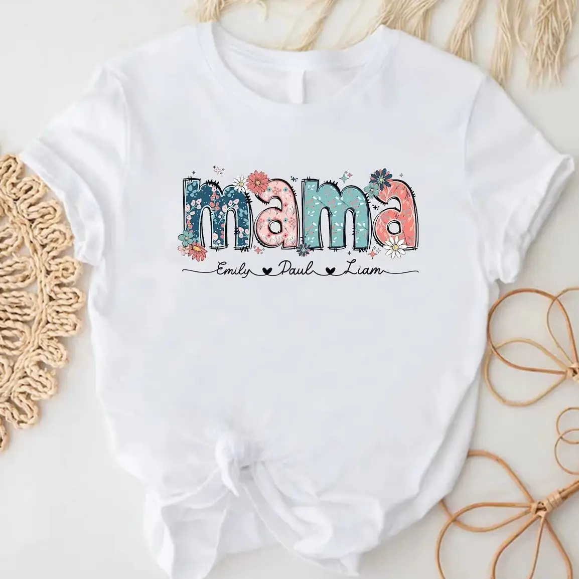 Mother Day Mama Customized Shirts Design Family Name Your Name Shirt Fashion Women Mom Personalized Presents Casual Clothing
Mother Day Mama Customized Shirts Design Family Name Your Name Shirt Fashion Women Mom Personalized Presents Casual Clothing