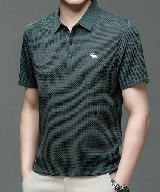 New Summer Men's Ice Silk Short Sleeve POLO Shirt High Quality Casual Fashion Office Formal Comfortable Breathable Top T-shirt
New Summer Men's Ice Silk Short Sleeve POLO Shirt High Quality Casual Fashion Office Formal Comfortable Breathable Top T-shirt