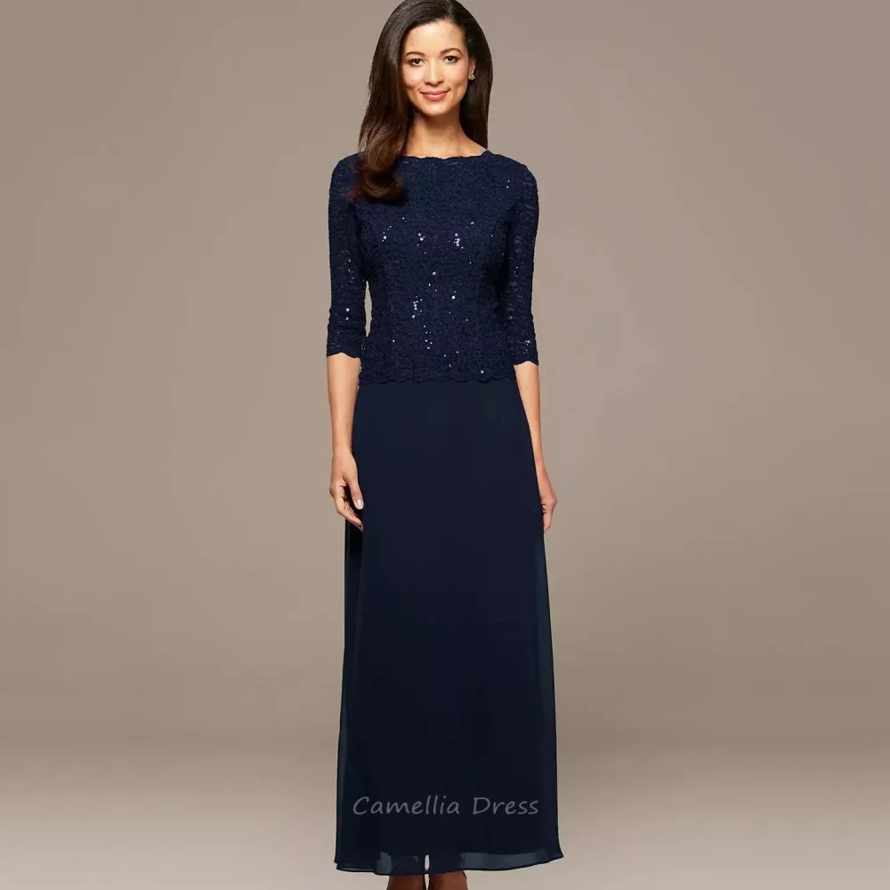 Customized Mother of the Bride Dress Chiffon Wedding Guest Gown A Line Sequined Lace Evening robe Elegant mother of bride
Customized Mother of the Bride Dress Chiffon Wedding Guest Gown A Line Sequined Lace Evening robe Elegant mother of bride