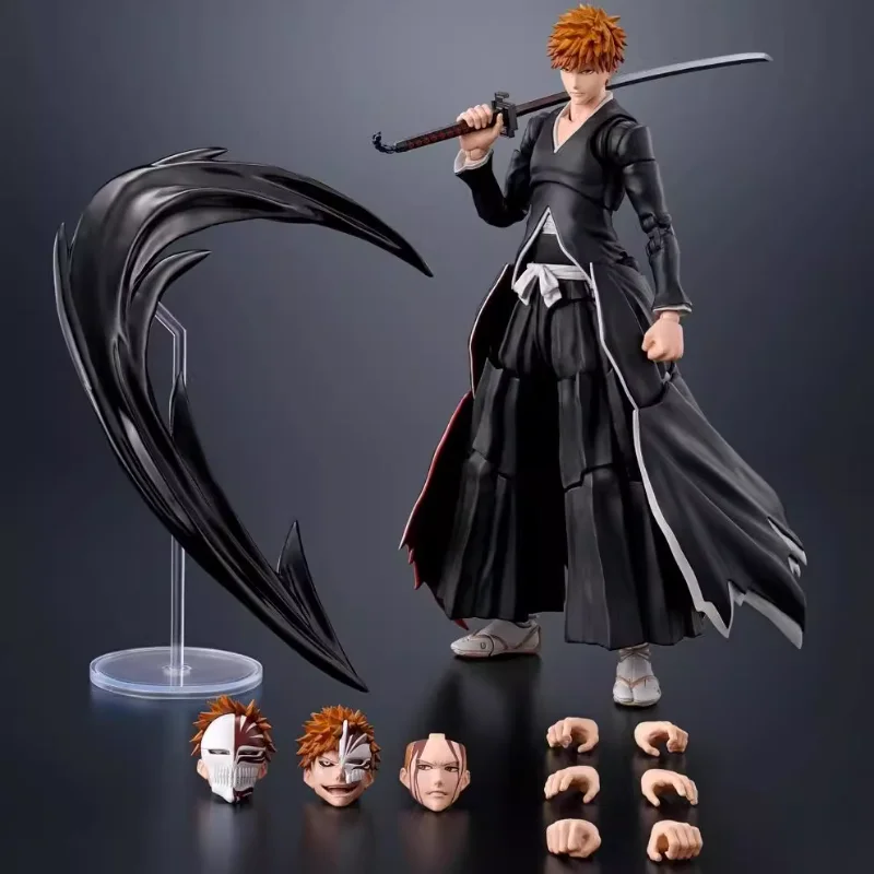 BANDAI Bleach S.H.Figuarts Ichigo Kurosaki-Getsuga Tensho Animation Model Action Figure Toy Collection Gift
BANDAI Bleach S.H.Figuarts Ichigo Kurosaki-Getsuga Tensho Animation Model Action Figure Toy Collection Gift