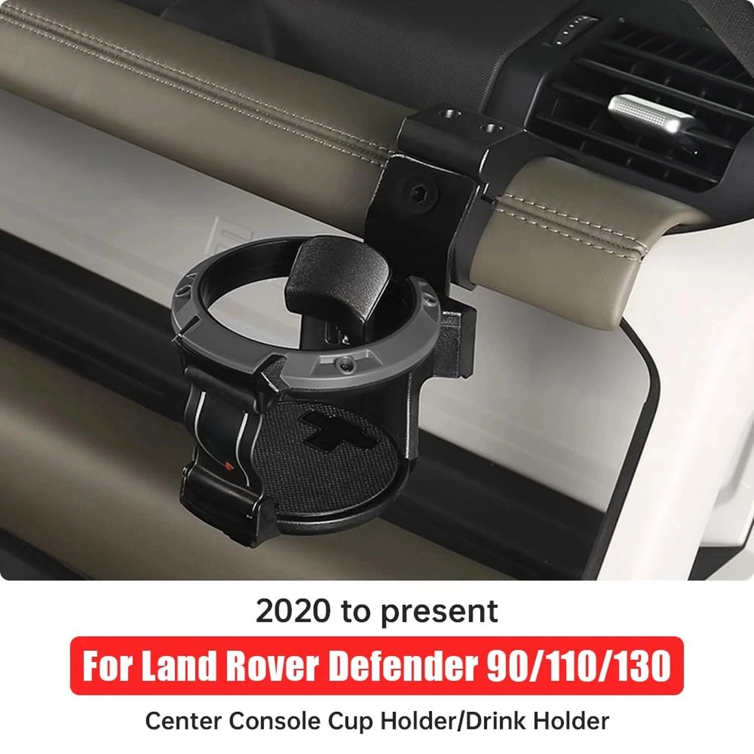 Передний органайзер-подстаканник для Land Rover Defender 2020-2026: центральный держатель для стаканов, аксессуары для интерьера автомобиля
Передний органайзер-подстаканник для Land Rover Defender 2020-2026: центральный держатель для стаканов, аксессуары для интерьера автомобиля