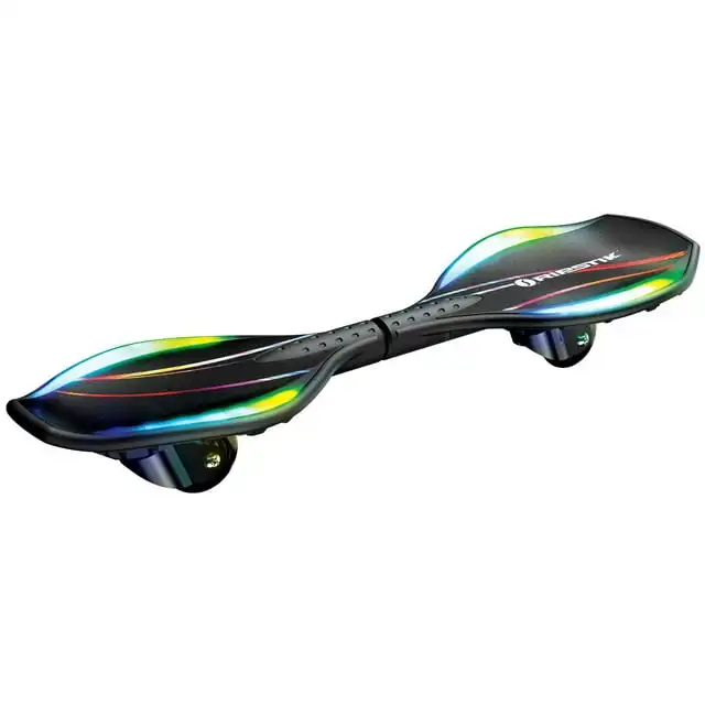 Black Label RipStik Ripster Light Uptabla Giratoria de Dos Ruedas con Luces LED Multicolores, Compactas y Ligeras
Black Label RipStik Ripster Light Uptabla Giratoria de Dos Ruedas con Luces LED Multicolores, Compactas y Ligeras