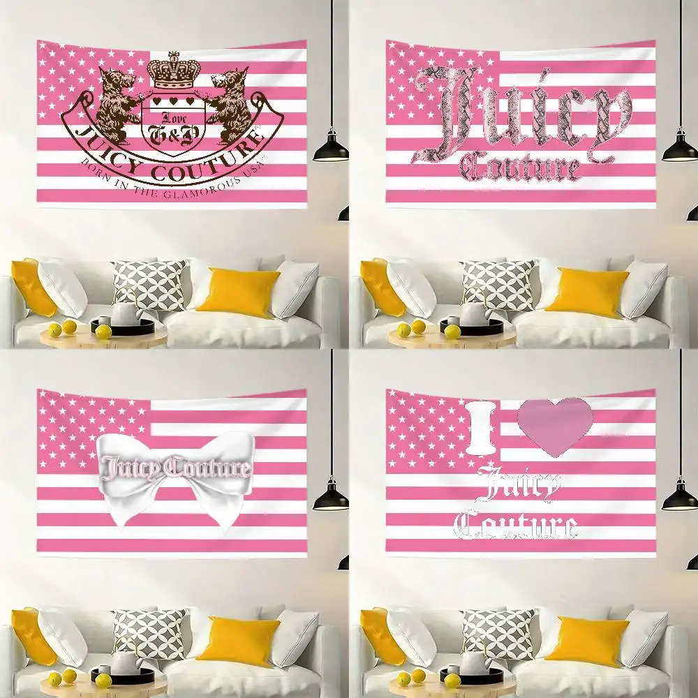 Juicy Couture Flags Wall Hanging Background Art Banner for Bedroom Home Outdoor Decor
Juicy Couture Flags Wall Hanging Background Art Banner for Bedroom Home Outdoor Decor
