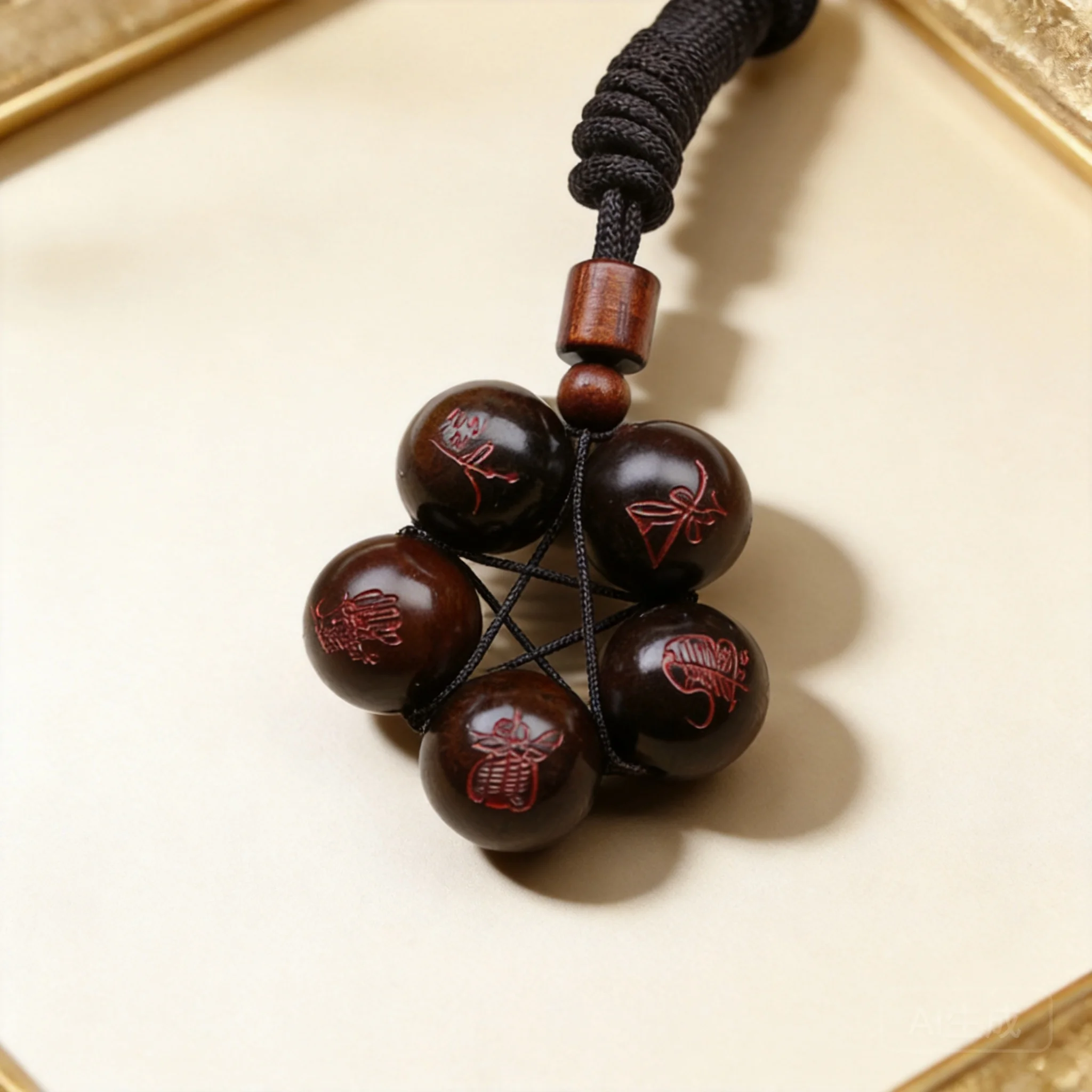 Chinese Style Thunderstruck Jujube Wood Five Thunder Lucky Pendant Hand Carved Amulet For Wealth Blessing Protection Good Fortun
Chinese Style Thunderstruck Jujube Wood Five Thunder Lucky Pendant Hand Carved Amulet For Wealth Blessing Protection Good Fortun