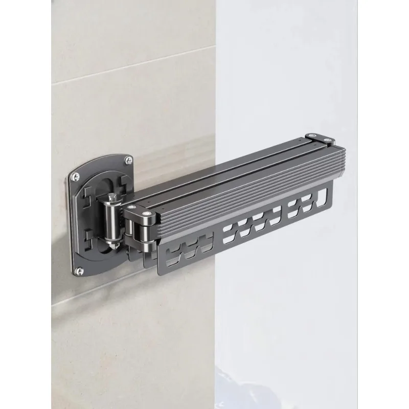 Invisible folding clothes drying rack, balcony household wall-mounted indoor bay window and outer clothes drying rod without
Invisible folding clothes drying rack, balcony household wall-mounted indoor bay window and outer clothes drying rod without