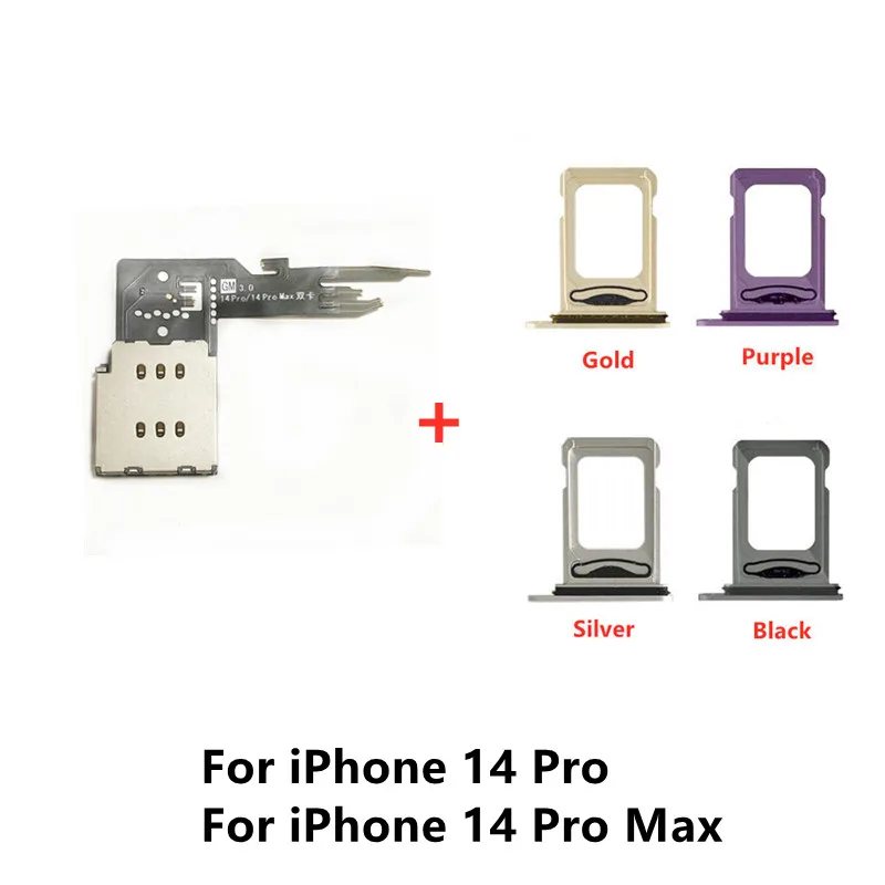 Запасные части лоток для Sim-карты держатель слота для iPhone 14 Pro Max устройство для чтения двух Sim-карт разъем гибкий ленточный кабель
Запасные части лоток для Sim-карты держатель слота для iPhone 14 Pro Max устройство для чтения двух Sim-карт разъем гибкий ленточный кабель