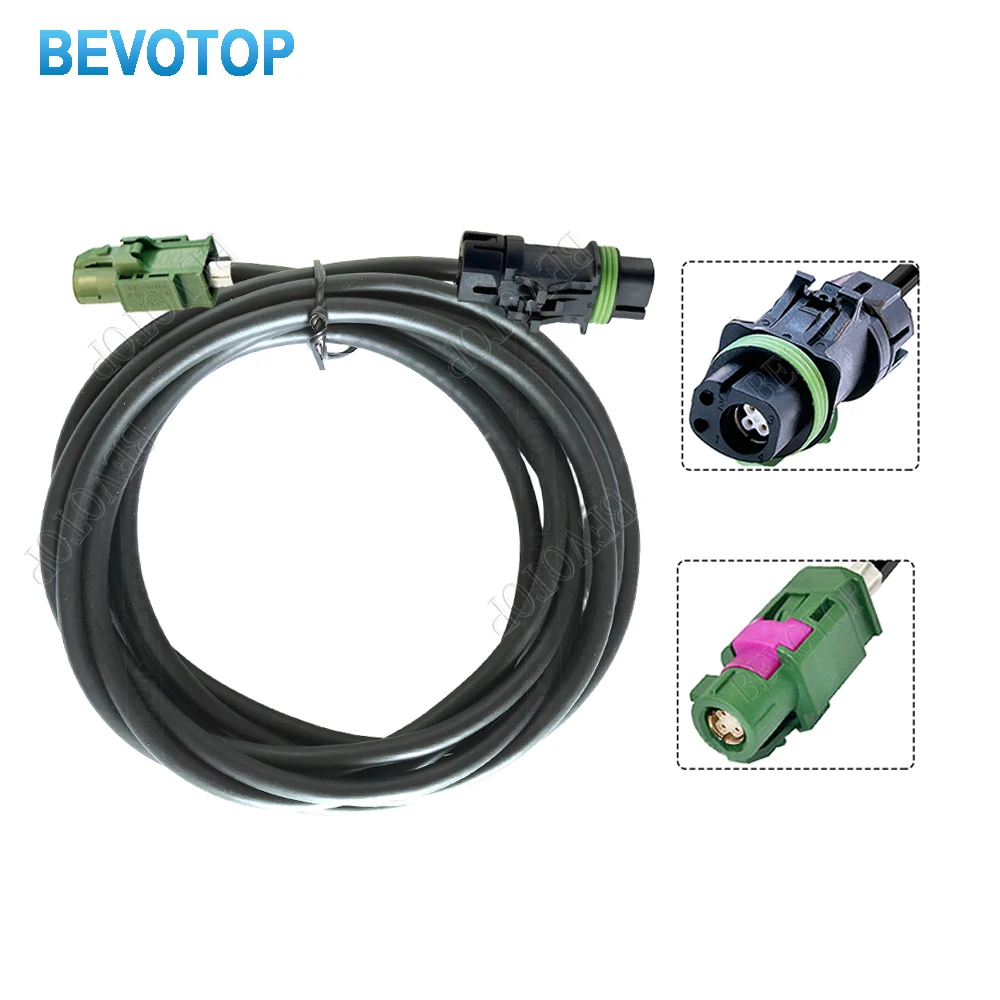 TRSVC Rear View Camera Wire Harness for BMW F07 F10 F11 F12 FO1 F02 F03 HSD Cable 2.5M 3M Green Jack Reverse Camera Cable
TRSVC Rear View Camera Wire Harness for BMW F07 F10 F11 F12 FO1 F02 F03 HSD Cable 2.5M 3M Green Jack Reverse Camera Cable