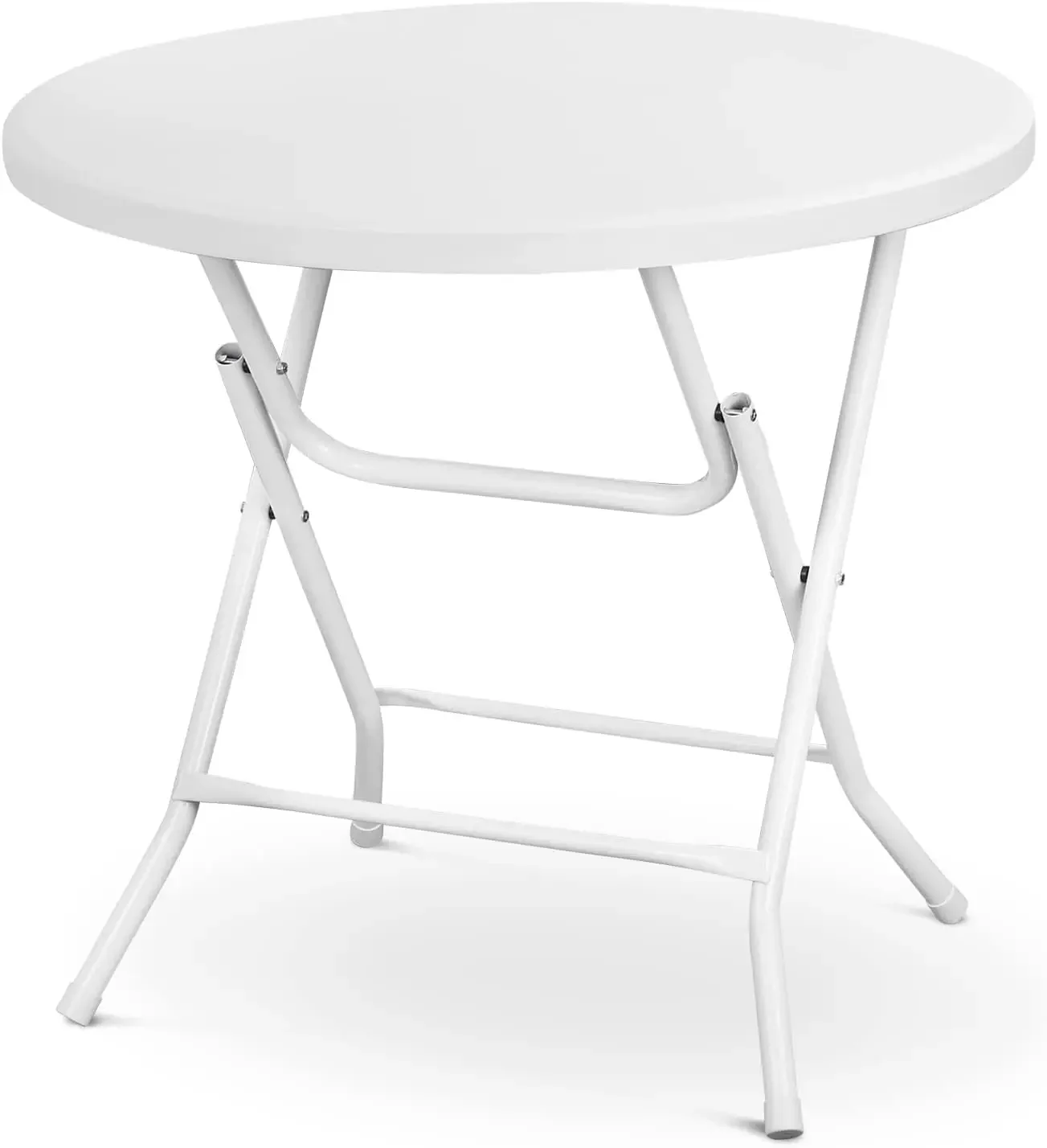 MoNiBloom 2.6Ft Round Foldable Table Portable Plastic Commercial Card Table for Banquet Even Indoor Outdoor, White - No Assembly
MoNiBloom 2.6Ft Round Foldable Table Portable Plastic Commercial Card Table for Banquet Even Indoor Outdoor, White - No Assembly