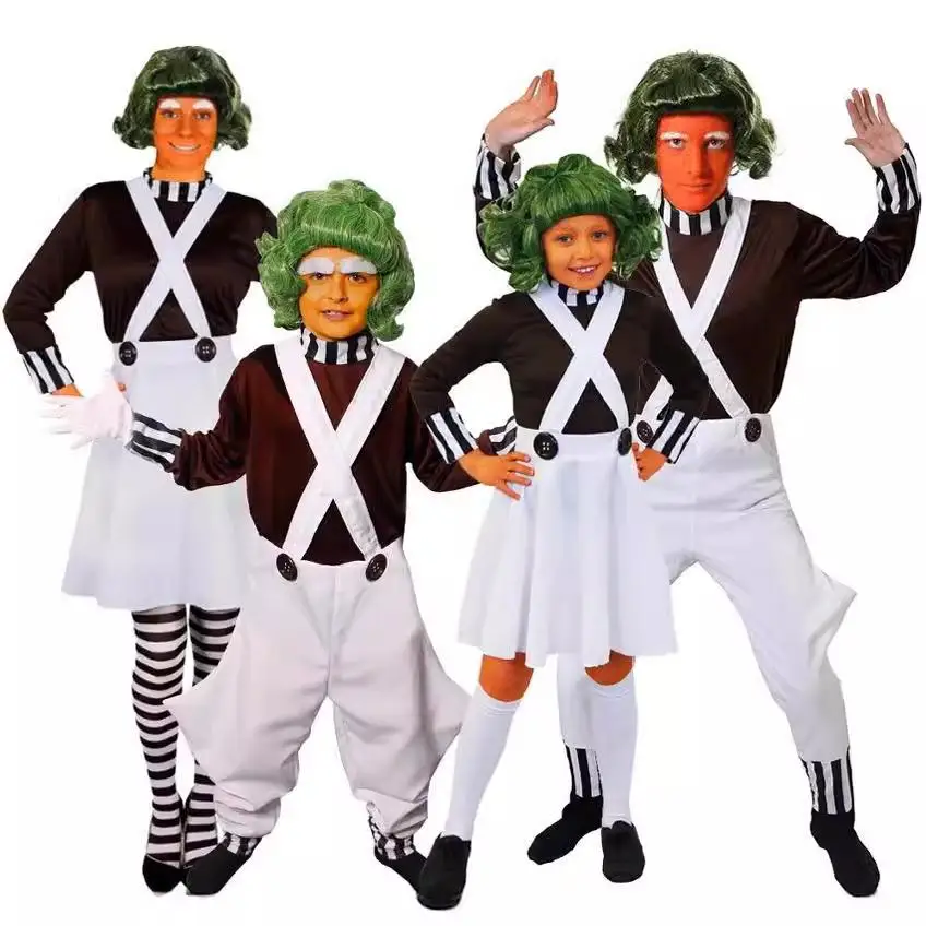 Halloween Factory Worker Performance Costume Family Matching Outfit Oparumpa People's Traditional Clothing
Halloween Factory Worker Performance Costume Family Matching Outfit Oparumpa People's Traditional Clothing
