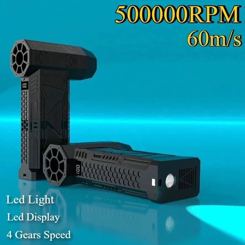 500000RPM Turbo Jet Fan with Led Display&Light Electric Air Duster Adjustable wind speed Blower Rechargeable for car clean
500000RPM Turbo Jet Fan with Led Display&Light Electric Air Duster Adjustable wind speed Blower Rechargeable for car clean