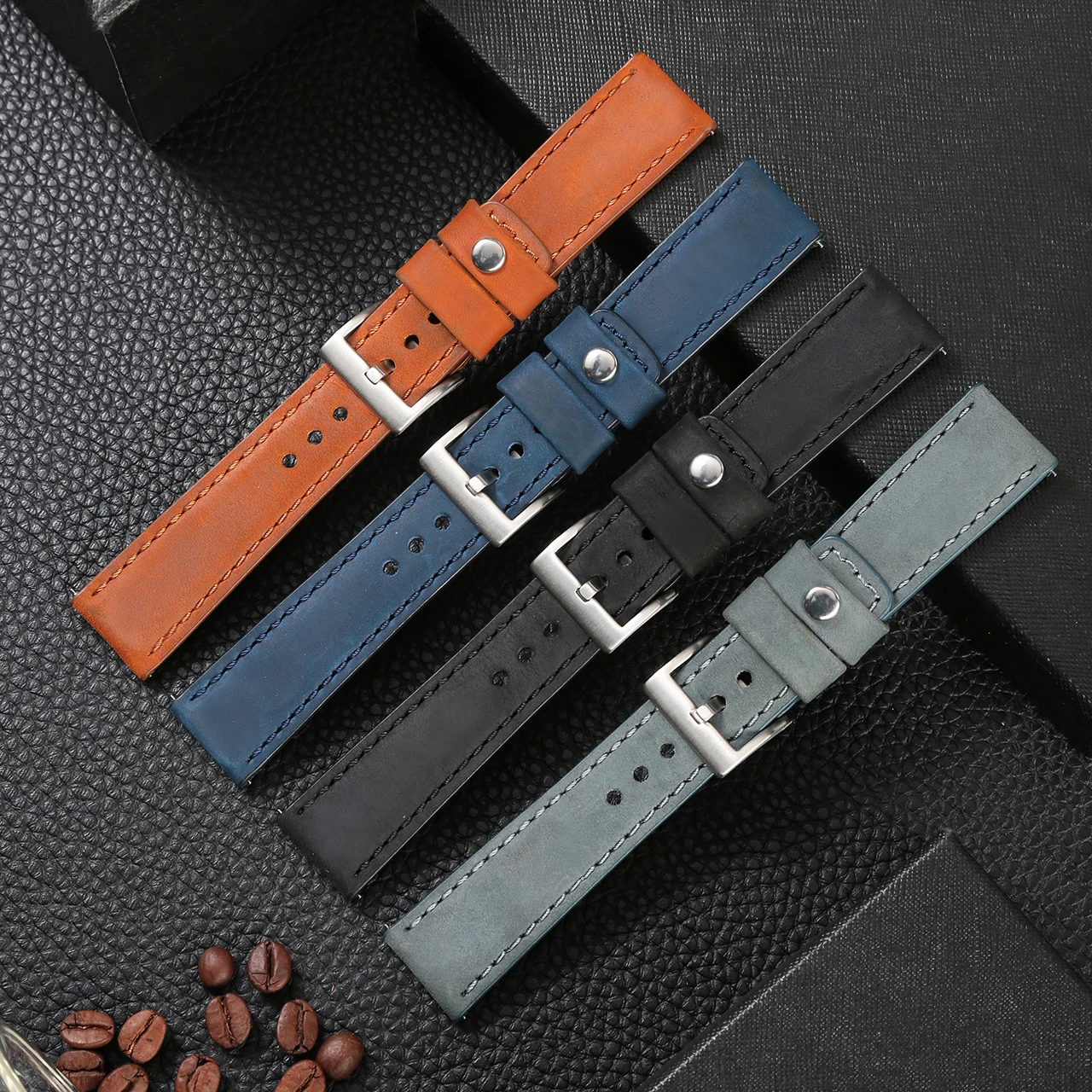 Crazy Horse leather Watch Strap 20mm 22mm Genuine Leather Watch Band Quick Release Replacement Wristband Belt
Crazy Horse leather Watch Strap 20mm 22mm Genuine Leather Watch Band Quick Release Replacement Wristband Belt