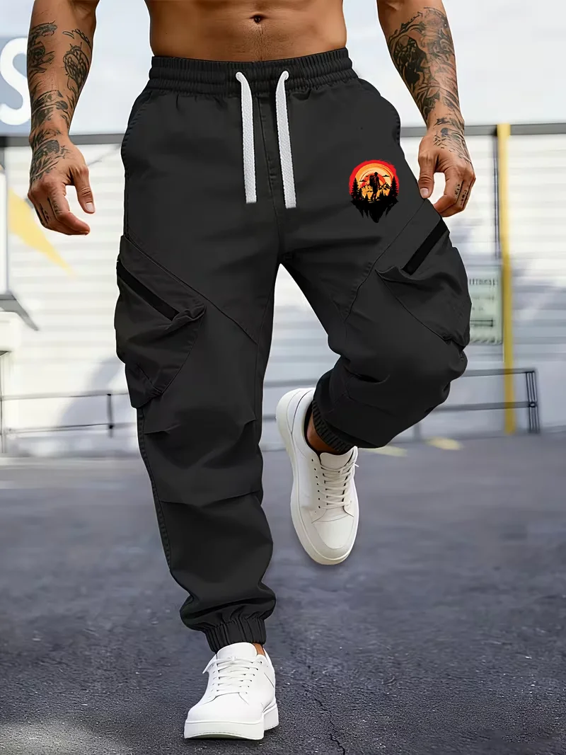 Men's Outdoor Cargo Pants: Featuring zippered pockets and a drawstring waist—the ideal choice for work and commuting
Men's Outdoor Cargo Pants: Featuring zippered pockets and a drawstring waist—the ideal choice for work and commuting