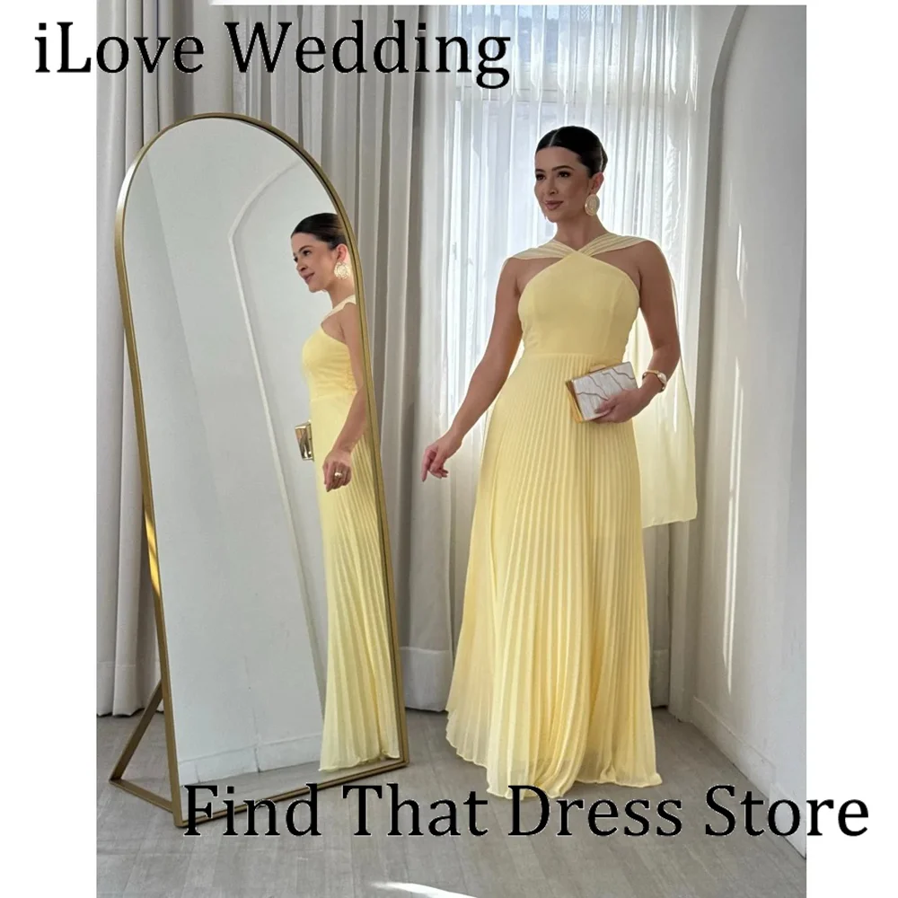 Custom Made Yellow Sleeveless Draped Fomral Evening Party Dress Floor Length A-line Backless Saudi Bridal Dress with Shawl
Custom Made Yellow Sleeveless Draped Fomral Evening Party Dress Floor Length A-line Backless Saudi Bridal Dress with Shawl