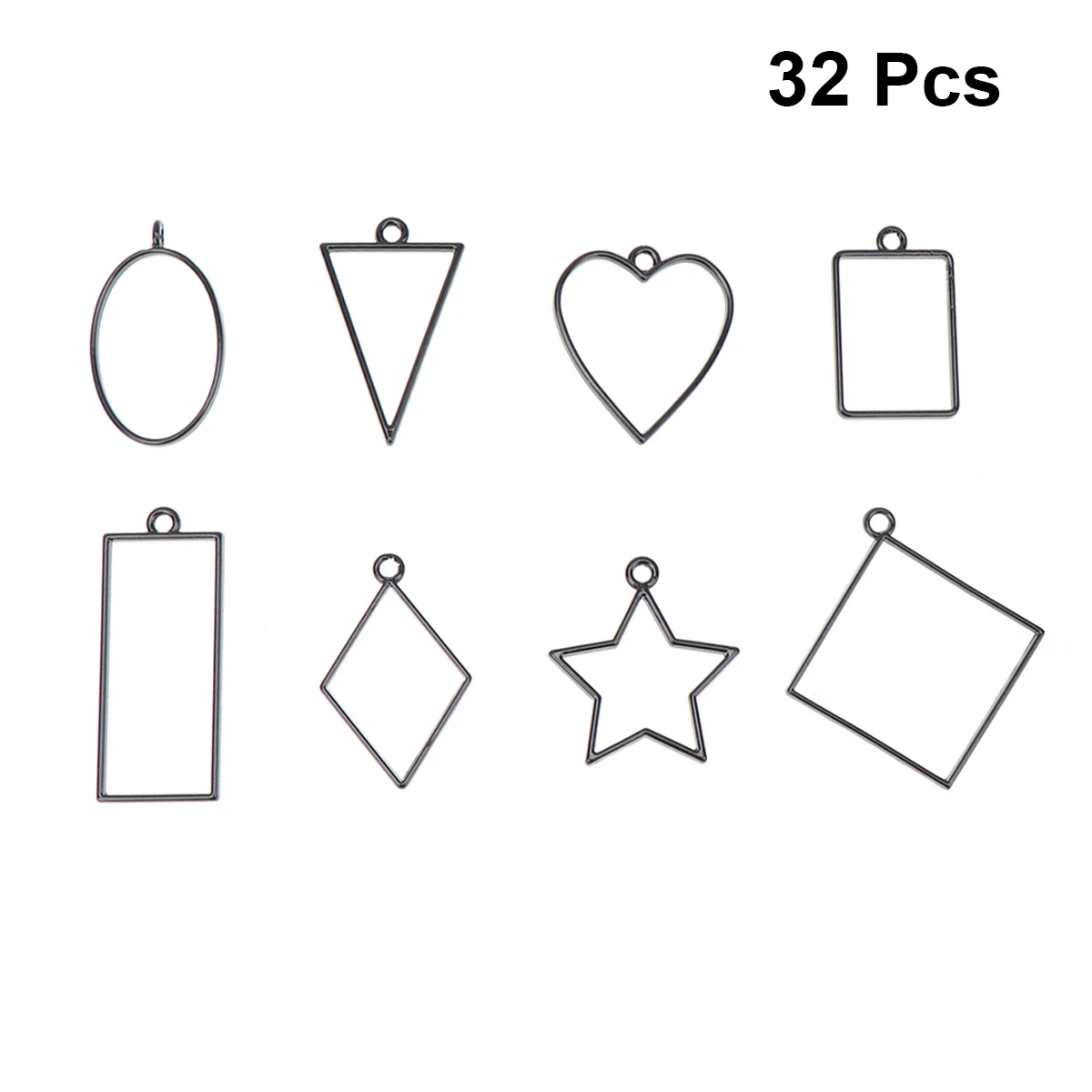 32 Pcs Alloy Jewelry Frames Geometric Hollow Open Back Charms Beads for DIY Pendant Set Craft Accessories Necklace Bracelet
32 Pcs Alloy Jewelry Frames Geometric Hollow Open Back Charms Beads for DIY Pendant Set Craft Accessories Necklace Bracelet