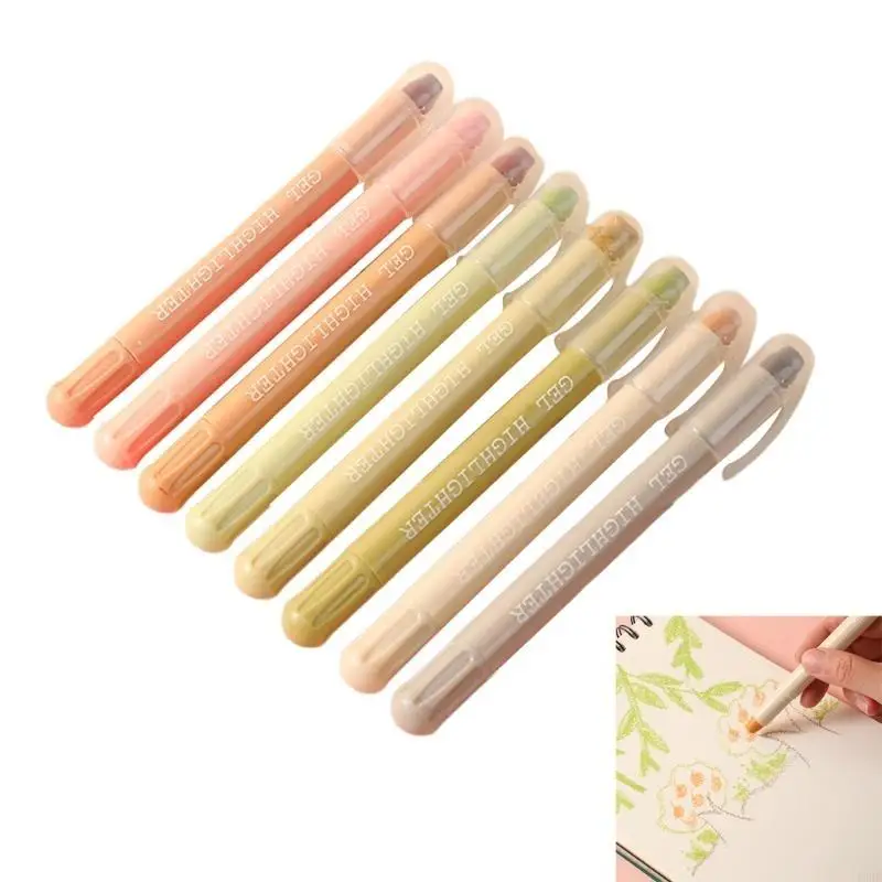 8 Pcs Highlighters Set Highlighter Markers Aesthetic Bible Highlighter Gel Highlighter Pen Bible Marker Pen for Learning
8 Pcs Highlighters Set Highlighter Markers Aesthetic Bible Highlighter Gel Highlighter Pen Bible Marker Pen for Learning