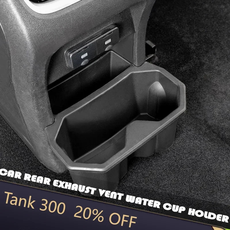 Fit for GWM Tank 300 Car Rear Exhaust Vent Water Cup Holder Modified Auto Multi-function Storage Bucket Car Interior Parts
Fit for GWM Tank 300 Car Rear Exhaust Vent Water Cup Holder Modified Auto Multi-function Storage Bucket Car Interior Parts
