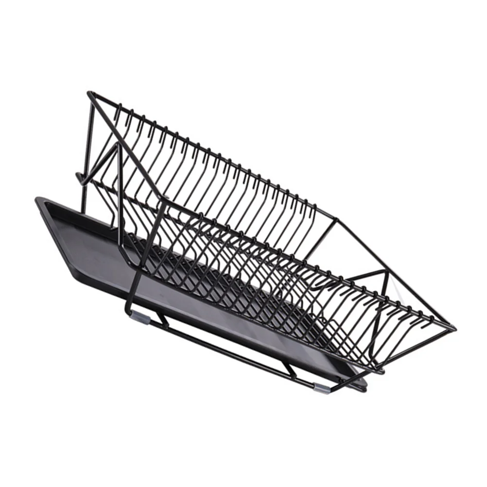 Dish Drying Rack Removable Tray Silverware Holder Kitchen Drainer Storage Organizer Iron Material Modern Practical Countertop
Dish Drying Rack Removable Tray Silverware Holder Kitchen Drainer Storage Organizer Iron Material Modern Practical Countertop